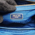Pre-owned Prada Galleria Blue SAFFIANO Leather BN1801 shoulderbag | stylenewstar