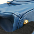 Pre-owned Prada Galleria Blue SAFFIANO Leather BN1801 shoulderbag | stylenewstar