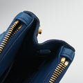 Pre-owned Prada Galleria Blue SAFFIANO Leather BN1801 shoulderbag | stylenewstar