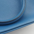 Pre-owned Prada Galleria Blue SAFFIANO Leather BN1801 shoulderbag | stylenewstar