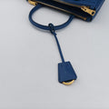 Pre-owned Prada Galleria Blue SAFFIANO Leather BN1801 shoulderbag | stylenewstar