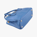 Pre-owned Prada Galleria Blue SAFFIANO Leather BN1801 shoulderbag | stylenewstar
