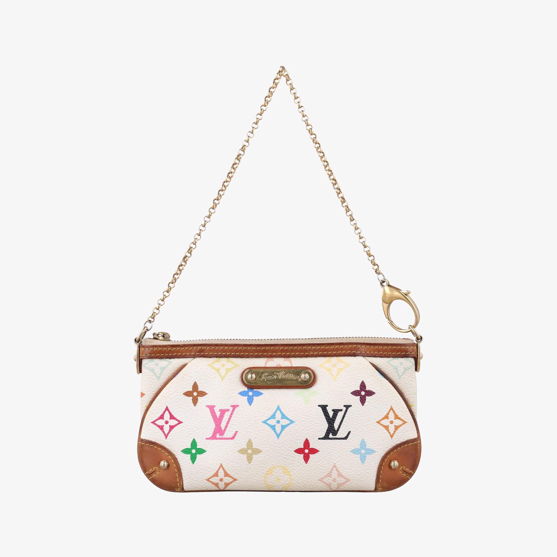 Pochette Mira MM Pouch white Monogram Multicolor M60096 AA4038ポシェット ミラMM ブロン モノグラム マルチカラー M60096 AA4038