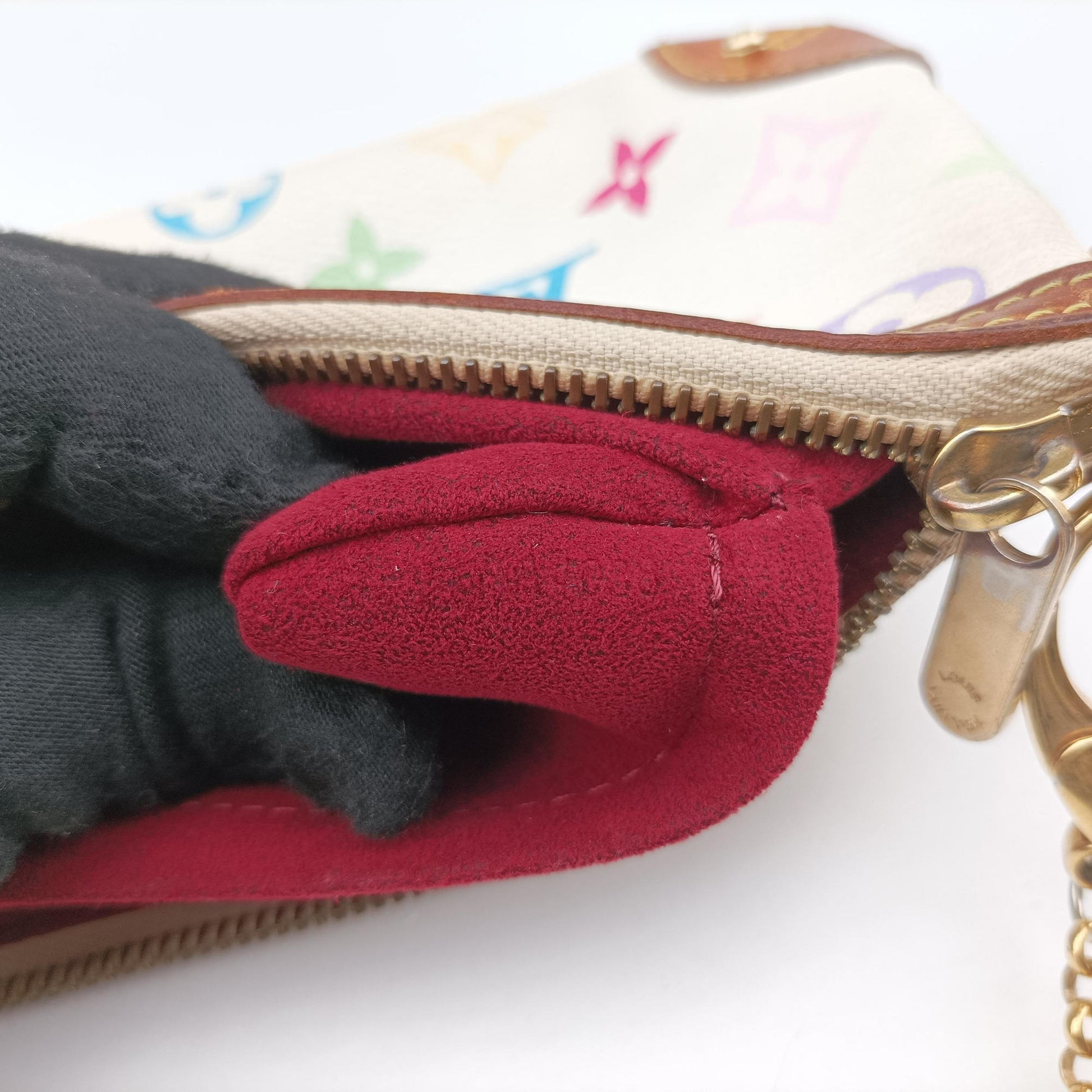 Pochette Mira MM Pouch white Monogram Multicolor M60096 AA4038ポシェット ミラMM ブロン モノグラム マルチカラー M60096 AA4038