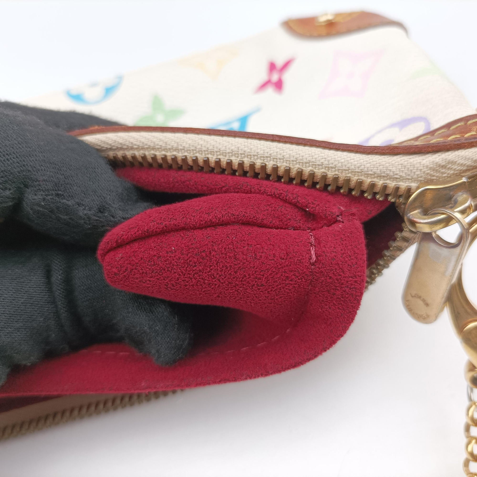 Pochette Mira MM Pouch white Monogram Multicolor M60096 AA4038ポシェット ミラMM ブロン モノグラム マルチカラー M60096 AA4038