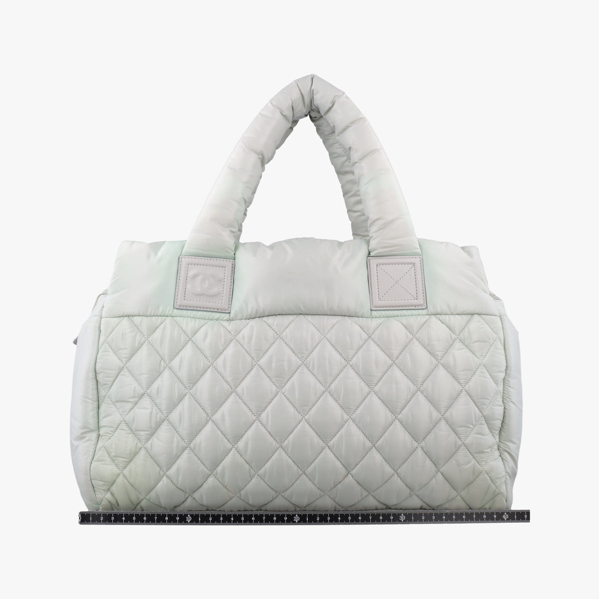Secondhand Chanel Coco Cocoon Green nylon A48620 handbag | stylenewstar