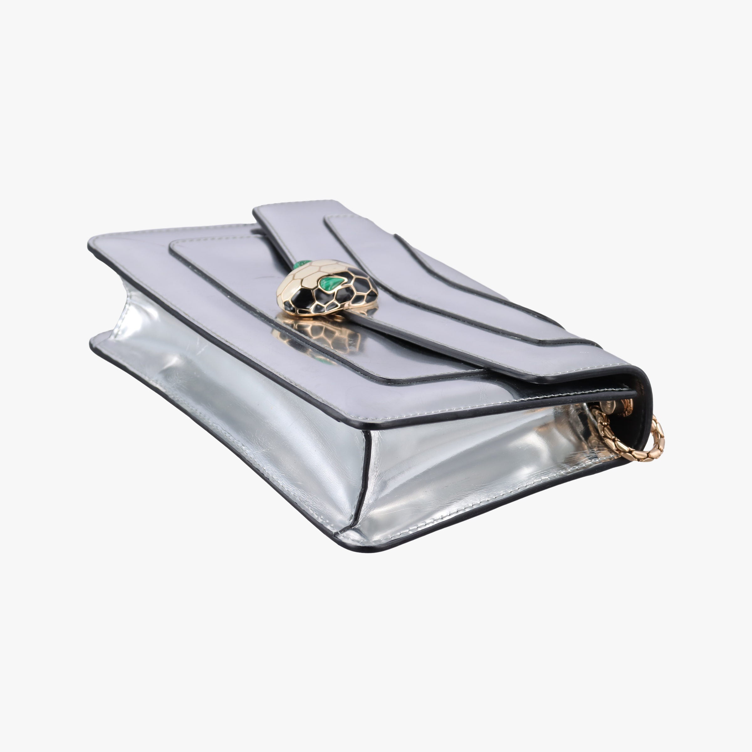 SERPENTI FOREVER Silver Patent LA.N14.3830セルペンティ フォーエバー シルバー パテント LA.N14.3830