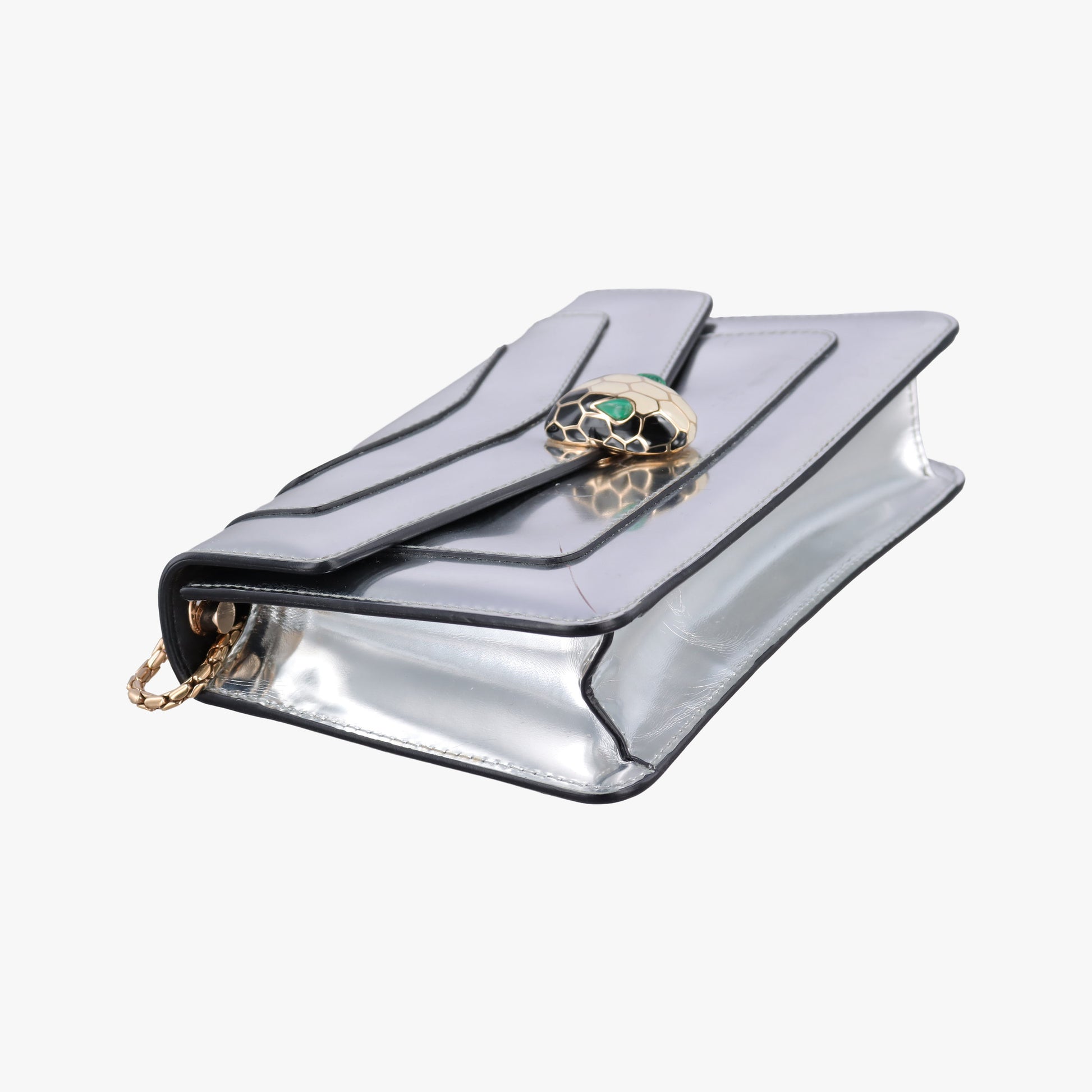 SERPENTI FOREVER Silver Patent LA.N14.3830セルペンティ フォーエバー シルバー パテント LA.N14.3830