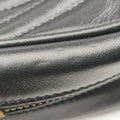 Pre-owned Gucci GG Marmont Black Leather 448065 shoulderbag | stylenewstar