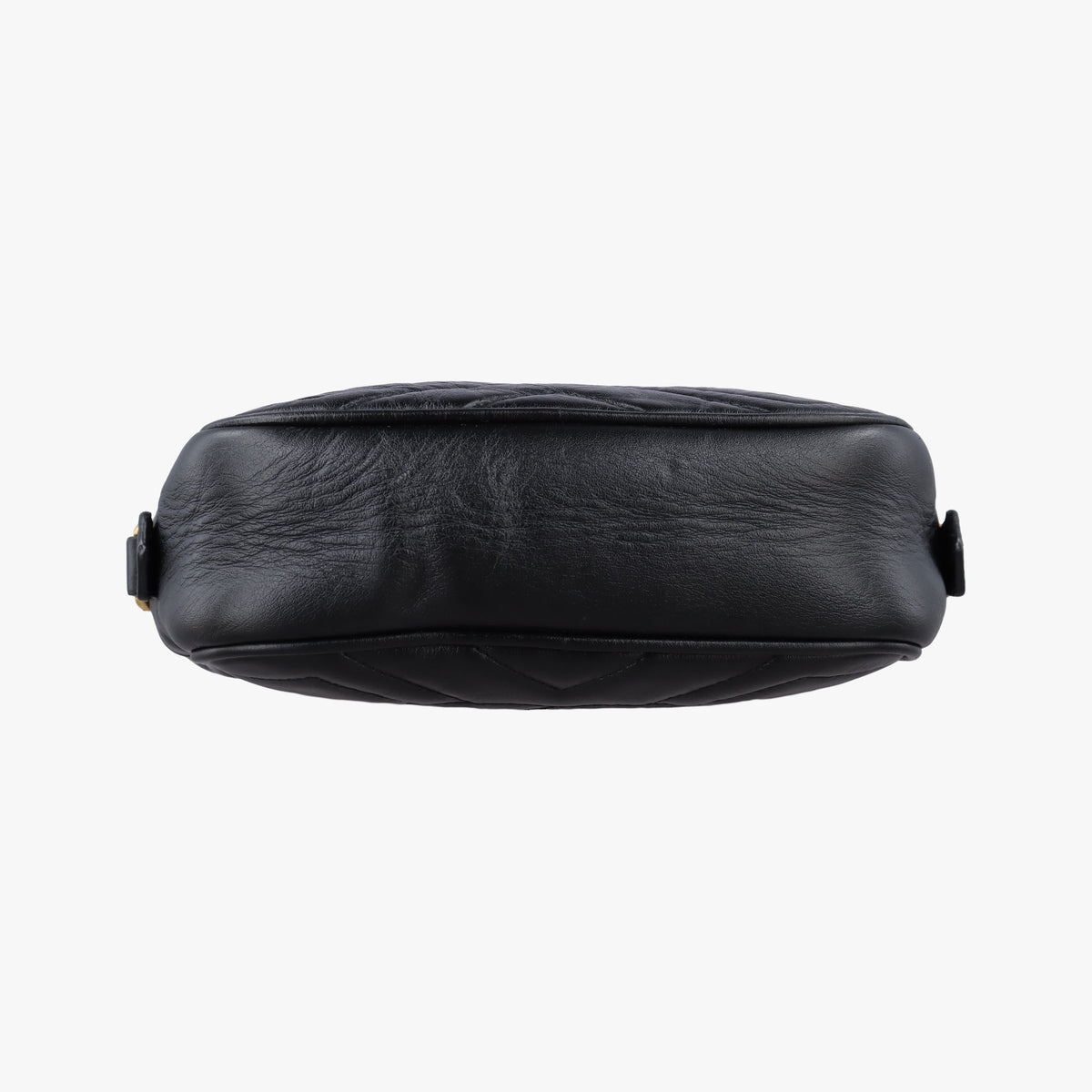 Pre-owned Gucci GG Marmont Black Leather 448065 shoulderbag | stylenewstar