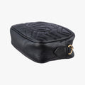 Pre-owned Gucci GG Marmont Black Leather 448065 shoulderbag | stylenewstar