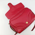 GG Marmont Red Leather 498100 A028081463GGマーモント レッド レザー 498100 A028081463
