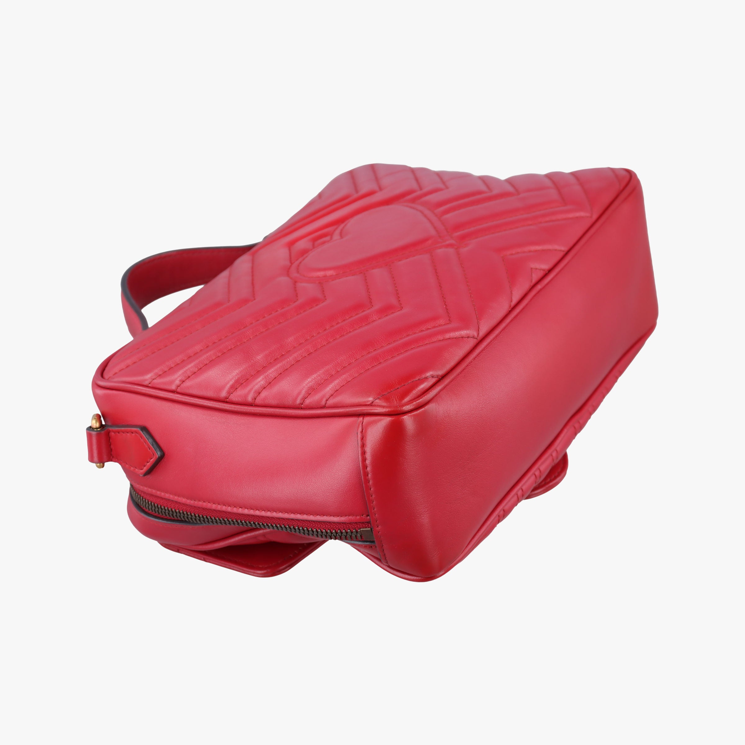GG Marmont Red Leather 498100 A028081463GGマーモント レッド レザー 498100 A028081463
