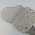 Saddle White Jacquard × Leather 07-BO-0242  IC Chipサドルバッグ ホワイト ジャガード×レザー 07-BO-0242  ICチップ