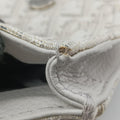 Saddle White Jacquard × Leather 07-BO-0242  IC Chipサドルバッグ ホワイト ジャガード×レザー 07-BO-0242  ICチップ