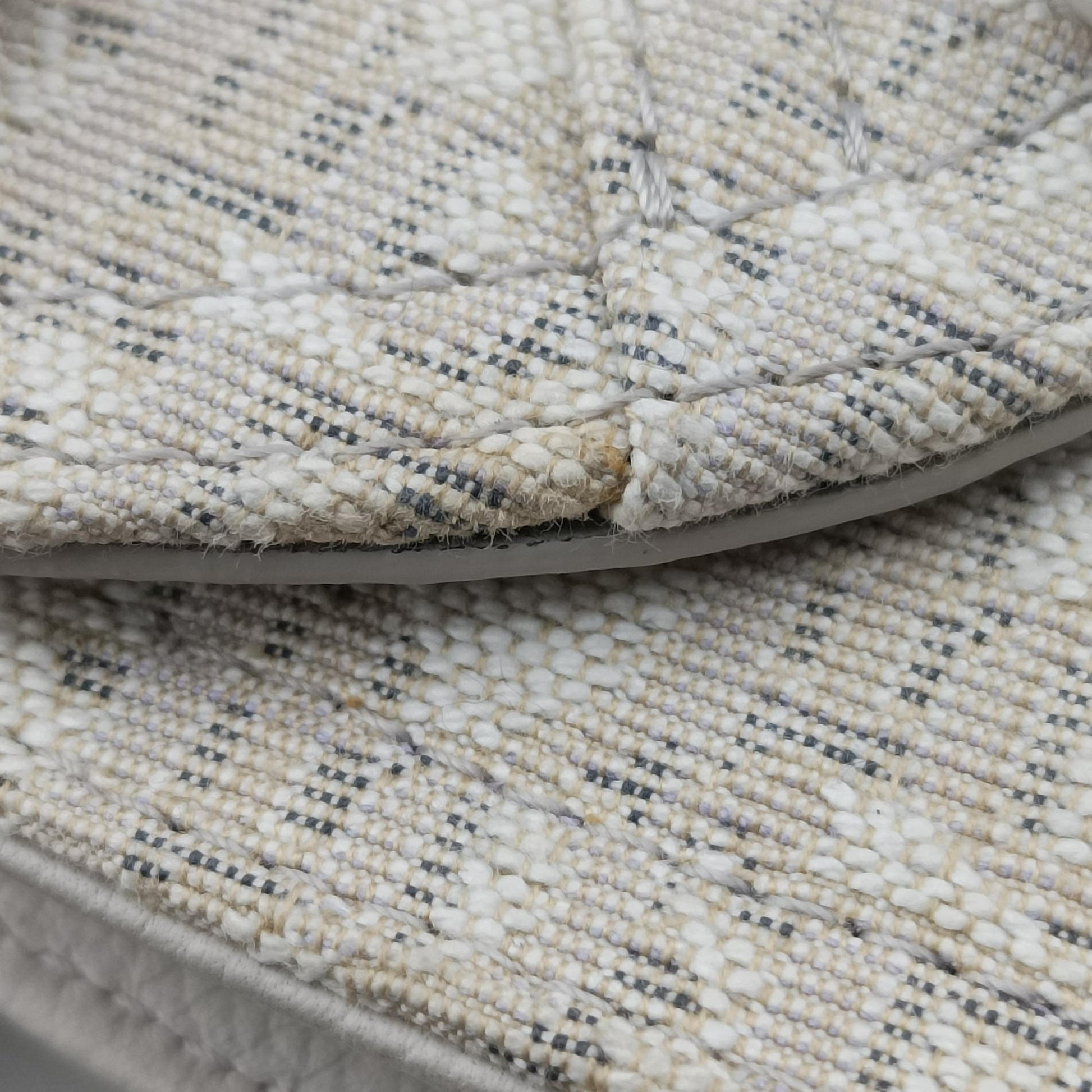 Saddle White Jacquard × Leather 07-BO-0242  IC Chipサドルバッグ ホワイト ジャガード×レザー 07-BO-0242  ICチップ