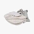 Saddle White Jacquard × Leather 07-BO-0242  IC Chipサドルバッグ ホワイト ジャガード×レザー 07-BO-0242  ICチップ