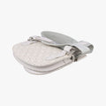 Saddle White Jacquard × Leather 07-BO-0242  IC Chipサドルバッグ ホワイト ジャガード×レザー 07-BO-0242  ICチップ