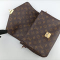 Pre-owned Louis Vuitton Pochette Metis MM Brown Monogram Canvas M44875 shoulderbag | stylenewstar