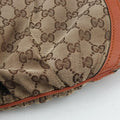 Abbey line Orange×Brown canvas×leather 203257 C5306519アビーライン オレンジ×ブラウン キャンバス×レザー 203257 C5306519