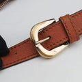 Abbey line Orange×Brown canvas×leather 203257 C5306519アビーライン オレンジ×ブラウン キャンバス×レザー 203257 C5306519