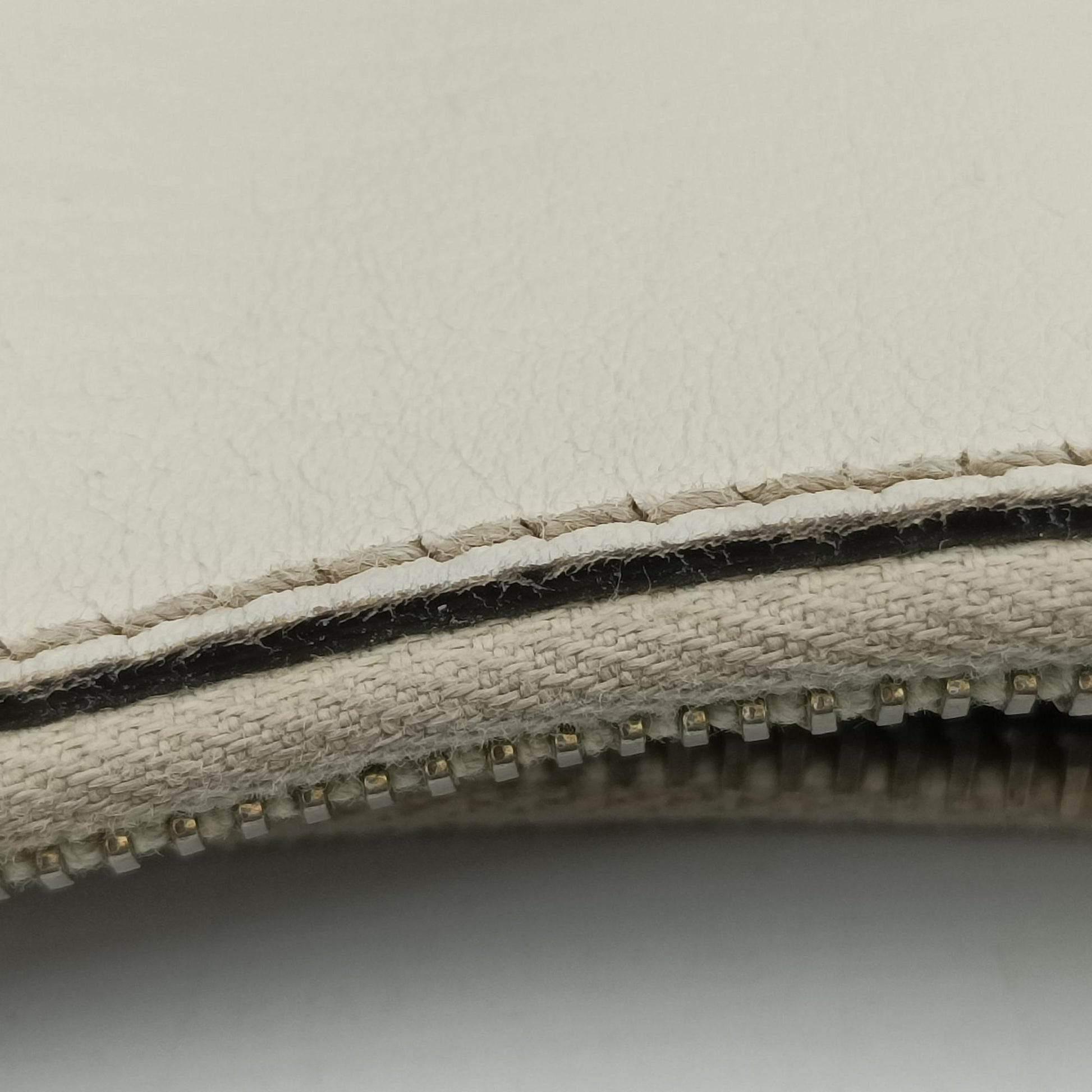 Abbey D-ring Hobo Beige×White canvas×leather 189833 E0248714アビー Dリング ホーボー ベージュ×ホワイト キャンバス×レザー 189833 E0248714