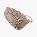 Abbey D-ring Hobo Beige×White canvas×leather 189833 E0248714アビー Dリング ホーボー ベージュ×ホワイト キャンバス×レザー 189833 E0248714