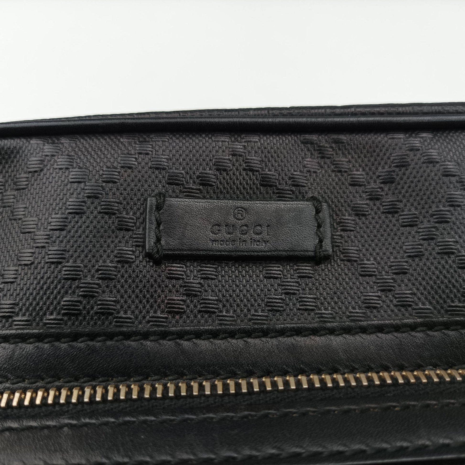 GG Imprime Messenger Black Leather 201448 B013426061GGインプリメ メッセンジャー ブラック レザー 201448 B013426061