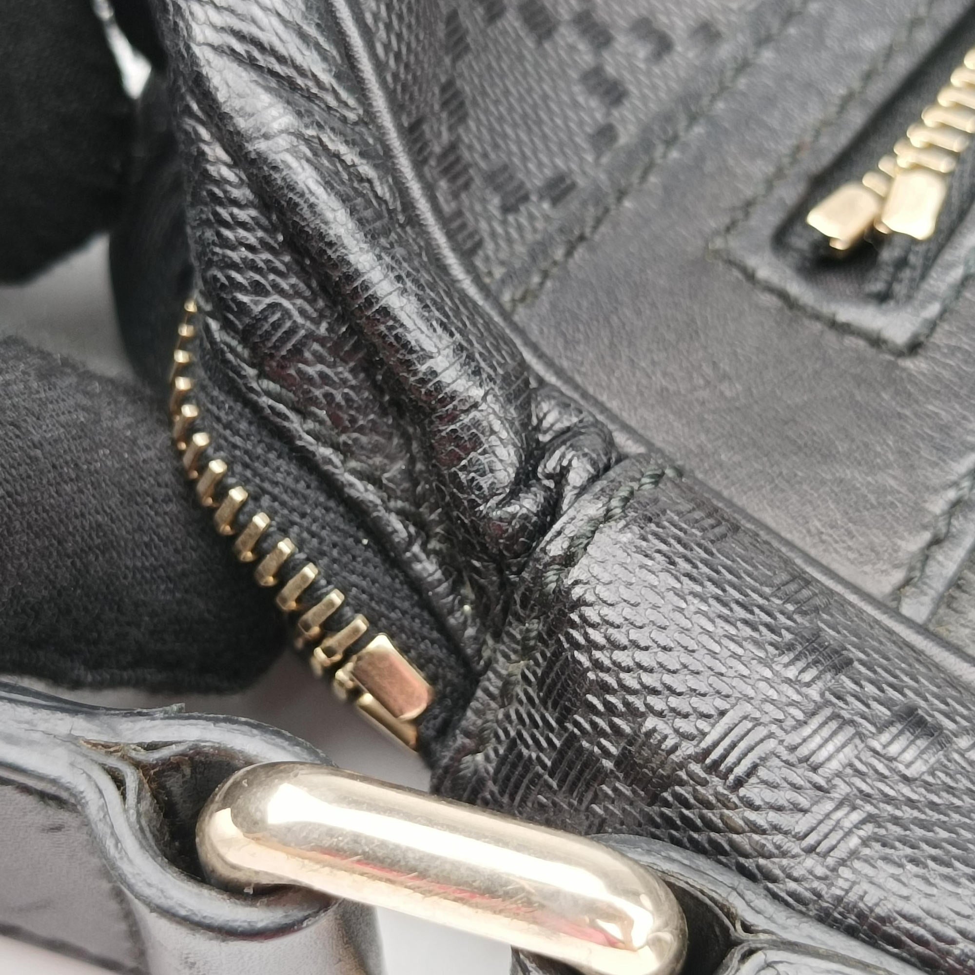 GG Imprime Messenger Black Leather 201448 B013426061GGインプリメ メッセンジャー ブラック レザー 201448 B013426061