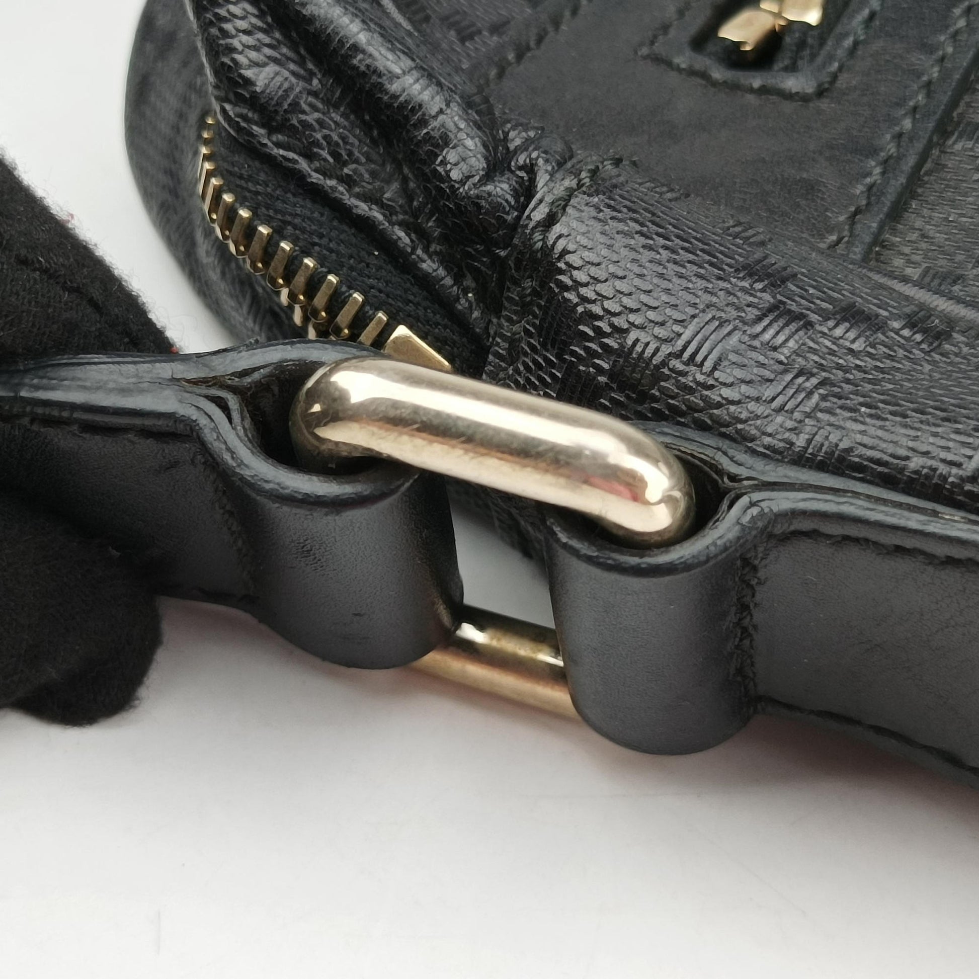 GG Imprime Messenger Black Leather 201448 B013426061GGインプリメ メッセンジャー ブラック レザー 201448 B013426061