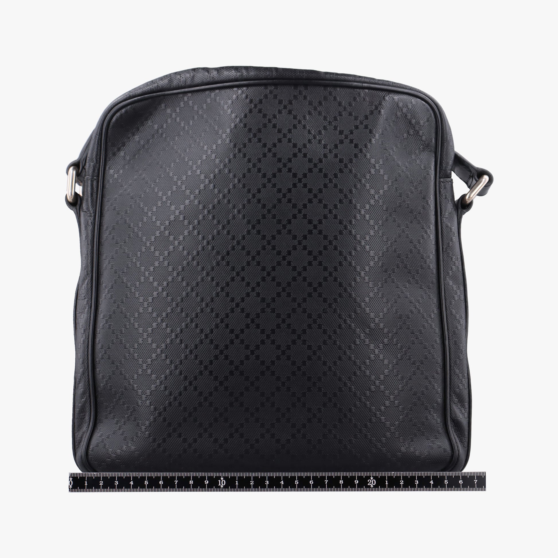 GG Imprime Messenger Black Leather 201448 B013426061GGインプリメ メッセンジャー ブラック レザー 201448 B013426061