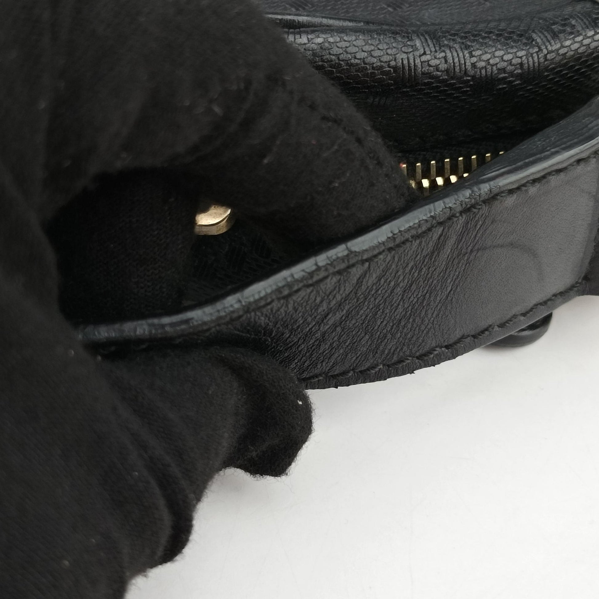 GG Imprime Messenger Black Leather 201448 B013426061GGインプリメ メッセンジャー ブラック レザー 201448 B013426061