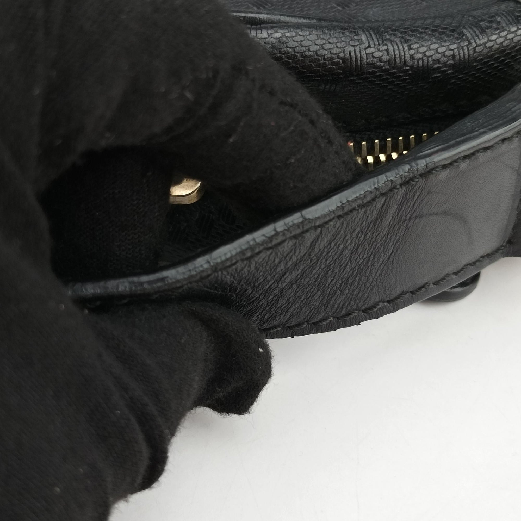 GG Imprime Messenger Black Leather 201448 B013426061GGインプリメ メッセンジャー ブラック レザー 201448 B013426061