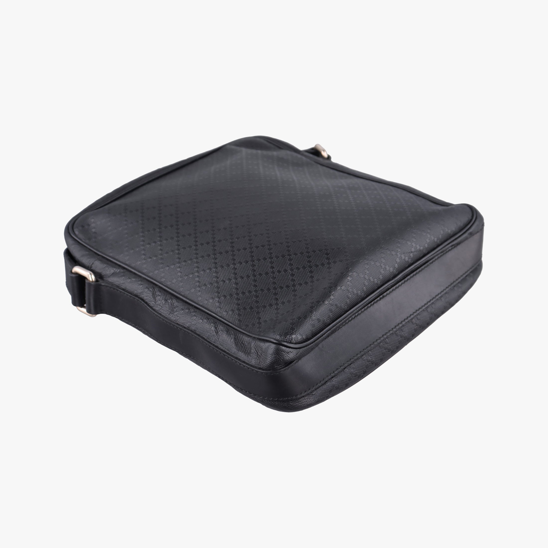 GG Imprime Messenger Black Leather 201448 B013426061GGインプリメ メッセンジャー ブラック レザー 201448 B013426061