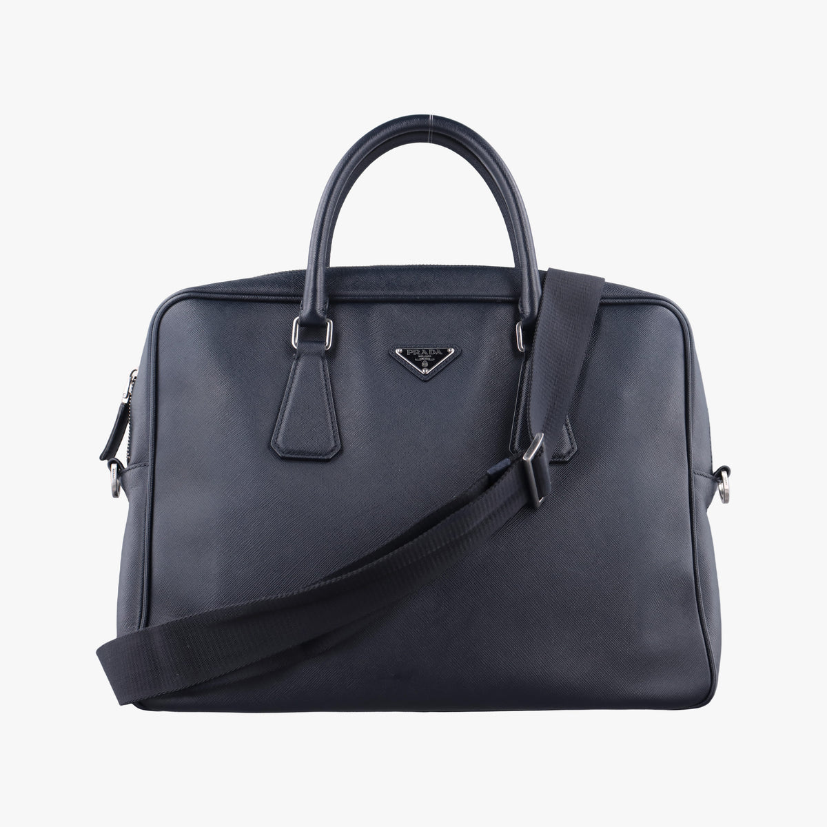 Business Briefcase Navy SAFFIANO Leather 2VE011 31/H 208ビジネス ブリーフケース ネイビー サフィアーノレザー 2VE011 31/H 208