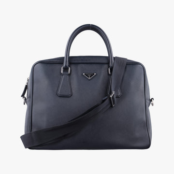 Business Briefcase Navy SAFFIANO Leather 2VE011 31/H 208ビジネス ブリーフケース ネイビー サフィアーノレザー 2VE011 31/H 208