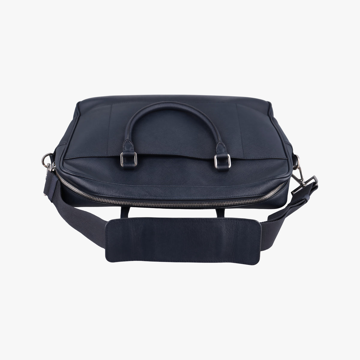 Business Briefcase Navy SAFFIANO Leather 2VE011 31/H 208ビジネス ブリーフケース ネイビー サフィアーノレザー 2VE011 31/H 208