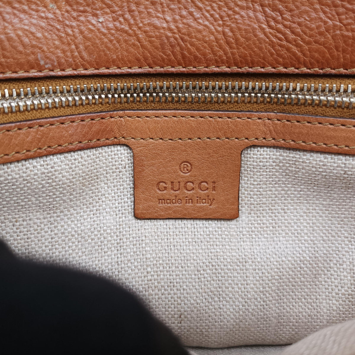 Secondhand Gucci Marrakech Messenger Beige x Brown canvas x Leather 257024 shoulderbag | stylenewstar