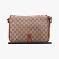 Secondhand Gucci Marrakech Messenger Beige x Brown canvas x Leather 257024 shoulderbag | stylenewstar