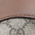GG Supreme Medium Nice Dome Beige×Brown PVC coated canvas × leather 309614 C013356054GGスプリーム ミディアム ナイス ドーム ベージュ×ブラウン PVCコーティングキャンバス×レザー 309614 C013356054