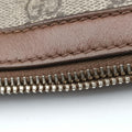 GG Supreme Medium Nice Dome Beige×Brown PVC coated canvas × leather 309614 C013356054GGスプリーム ミディアム ナイス ドーム ベージュ×ブラウン PVCコーティングキャンバス×レザー 309614 C013356054