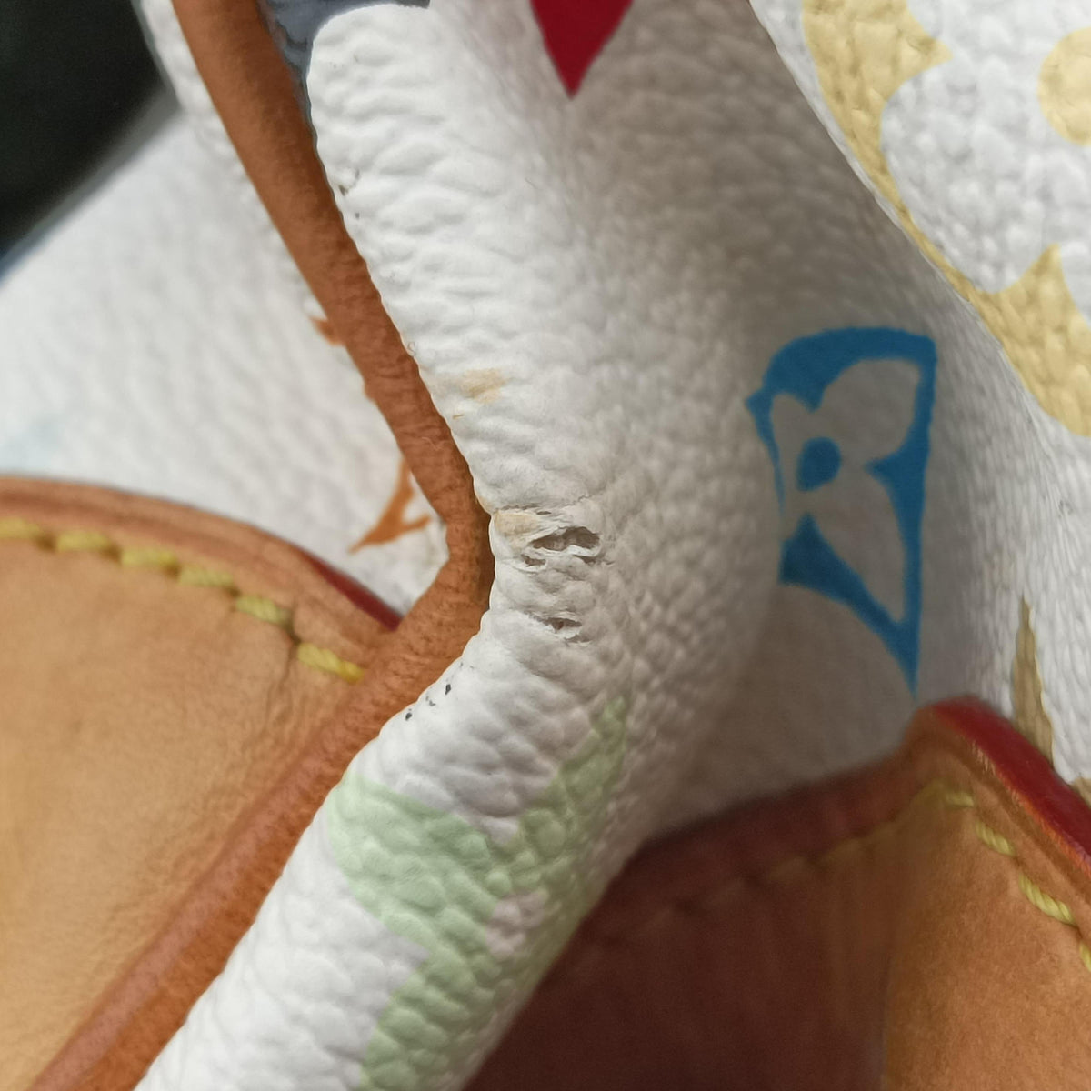 CLAUDIA white Monogram Multicolor M40193 Lot number unknownクラウディア ブロン モノグラム マルチカラー M40193 製番不明