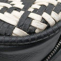 CC Woven Bowling White x Black Leather A93123 21625851CCウーブン ボウリング ホワイト x ブラック レザー A93123 21625851