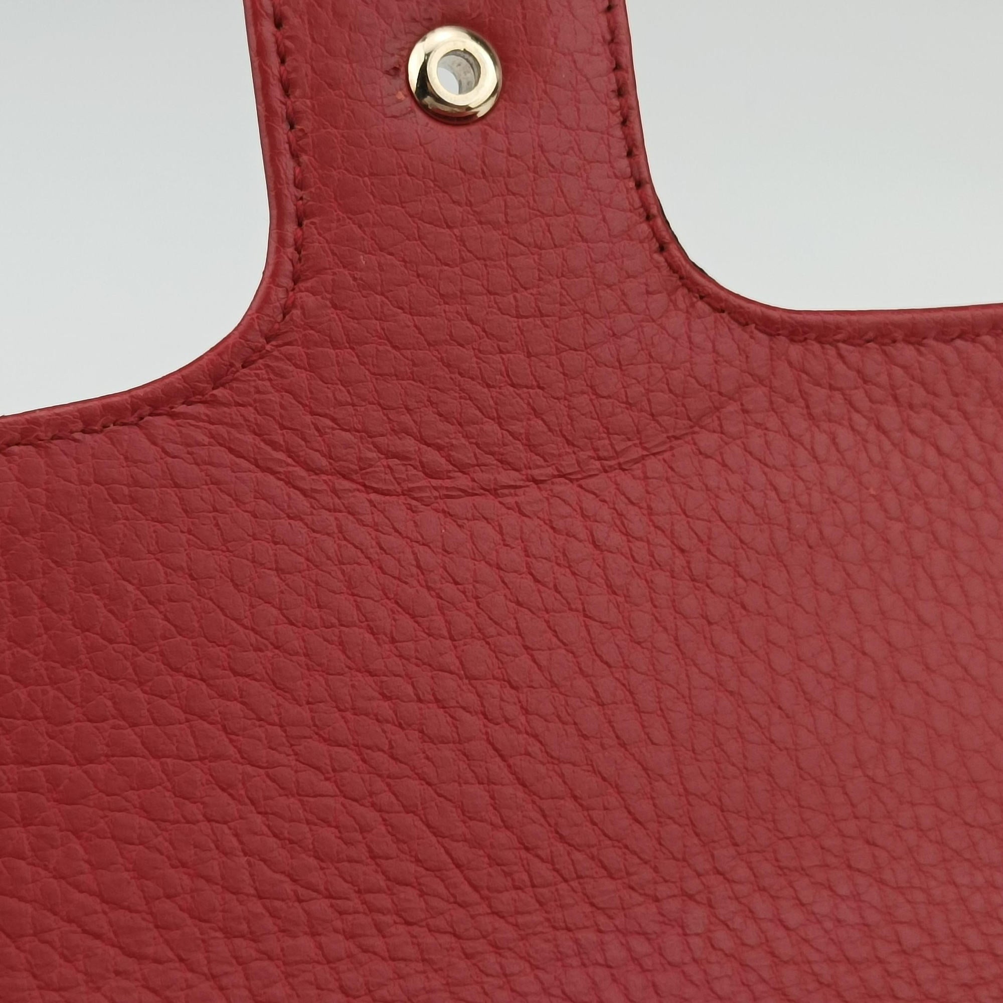 Interlocking G Red Leather 510304 C026804563インターロッキングG レッド レザー 510304 C026804563