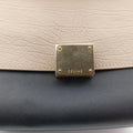 Trapeze Beige×black×blue Suede × leather S-CU-0193トラペーズミディアム ベージュ×ブラック×ブルー スエード×レザー S-CU-0193