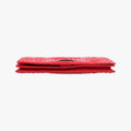 Embossed Logo Red lambskin 8M0219 2266 8M0219 YMY 088エンボス ロゴ レッド ラムスキン 8M0219 2266 8M0219 YMY 088