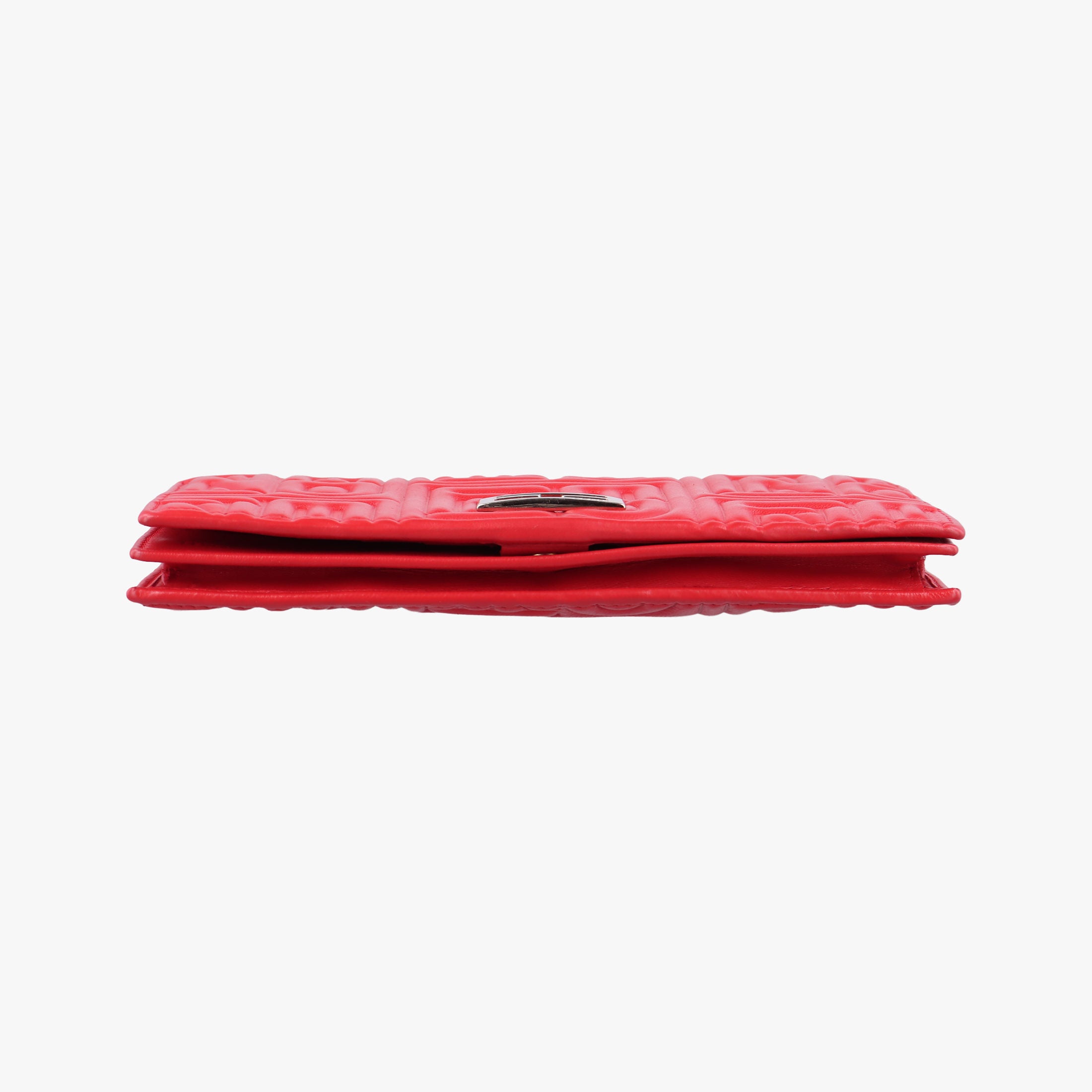 Embossed Logo Red lambskin 8M0219 2266 8M0219 YMY 088エンボス ロゴ レッド ラムスキン 8M0219 2266 8M0219 YMY 088