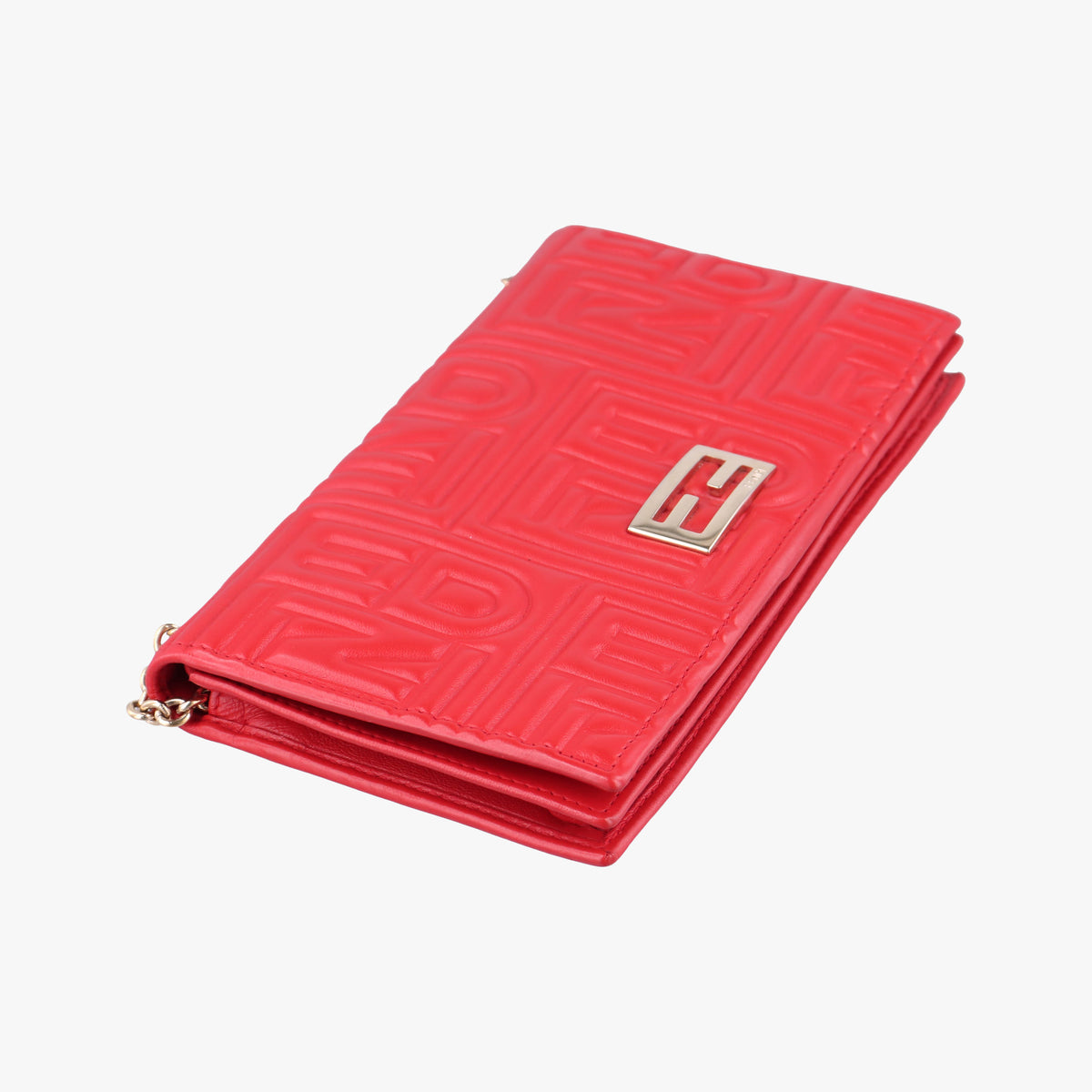 Embossed Logo Red lambskin 8M0219 2266 8M0219 YMY 088エンボス ロゴ レッド ラムスキン 8M0219 2266 8M0219 YMY 088