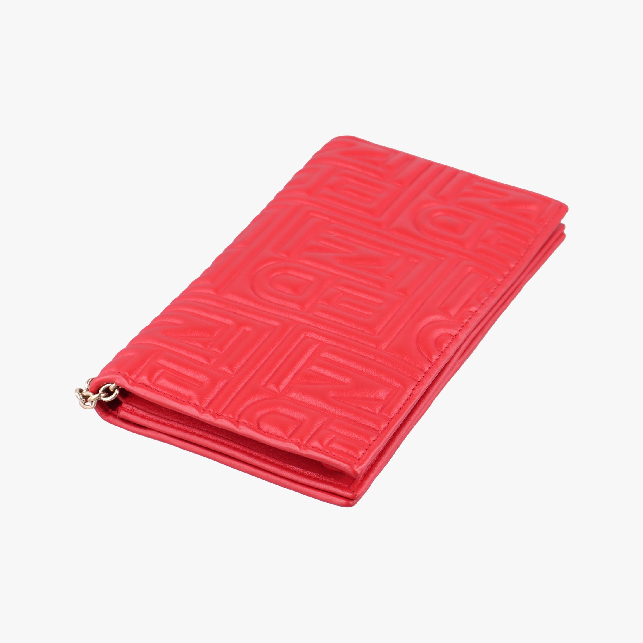 Embossed Logo Red lambskin 8M0219 2266 8M0219 YMY 088エンボス ロゴ レッド ラムスキン 8M0219 2266 8M0219 YMY 088