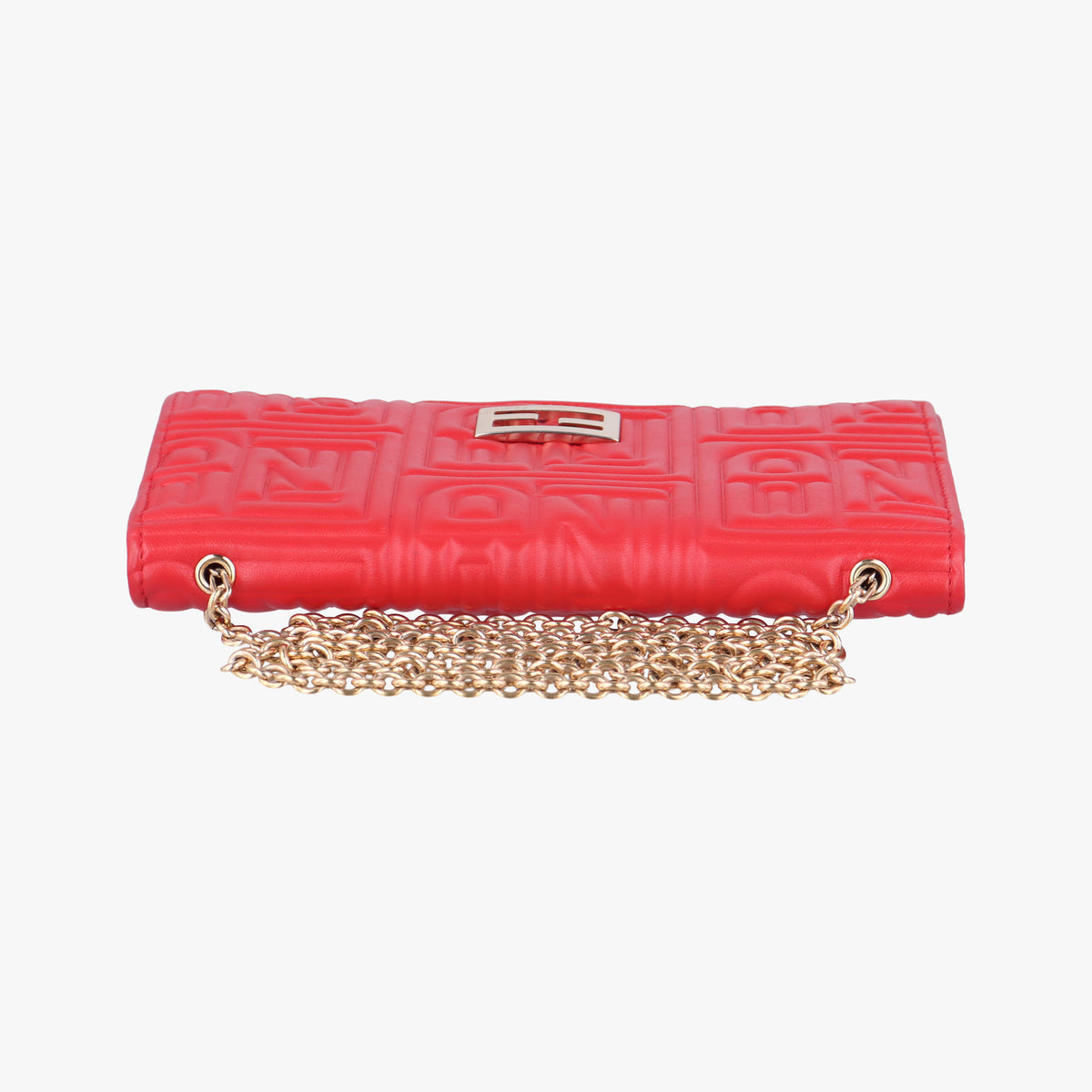 Embossed Logo Red lambskin 8M0219 2266 8M0219 YMY 088エンボス ロゴ レッド ラムスキン 8M0219 2266 8M0219 YMY 088